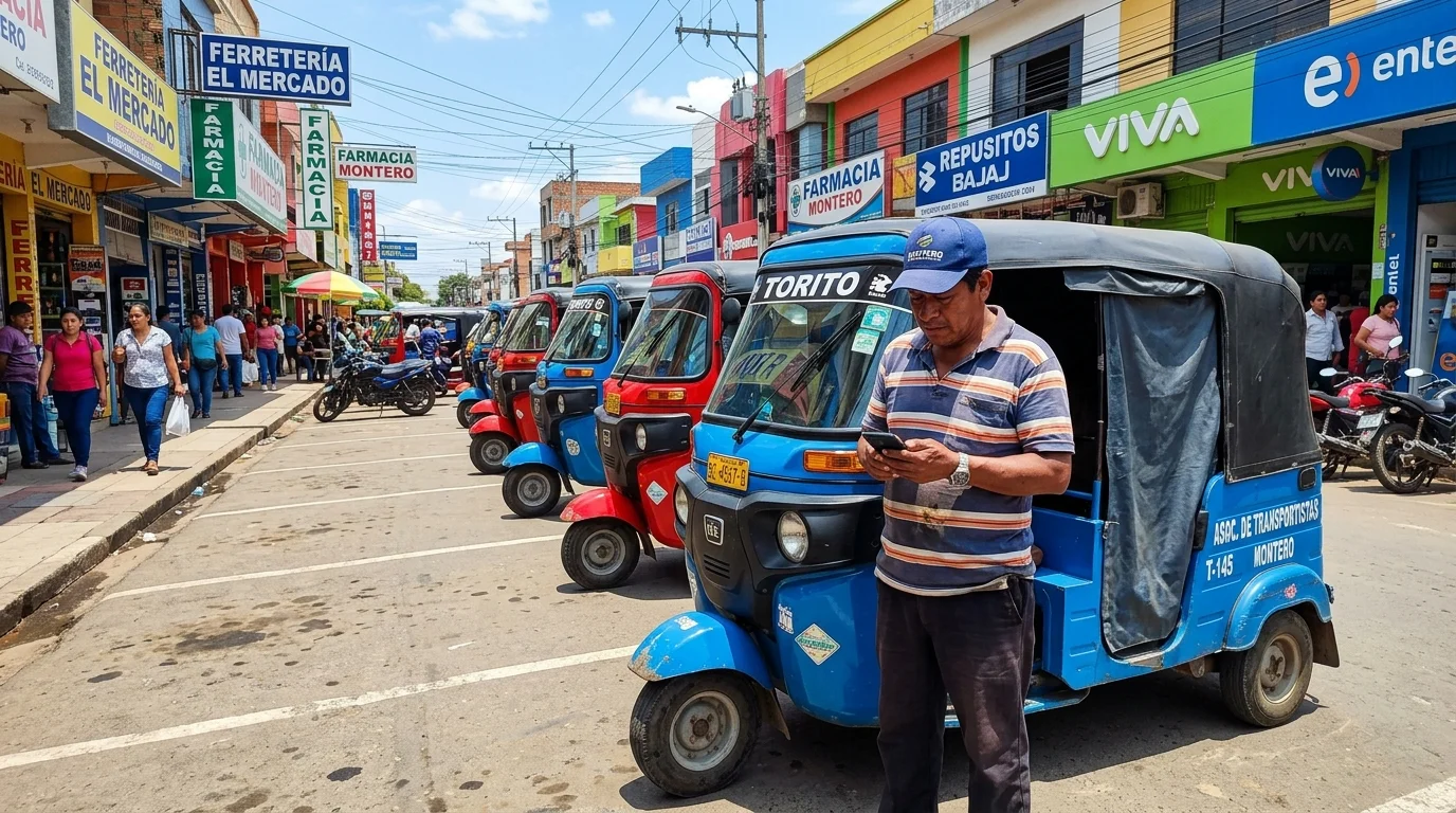 Parada de toritos mototaxis en Montero Santa Cruz Bolivia